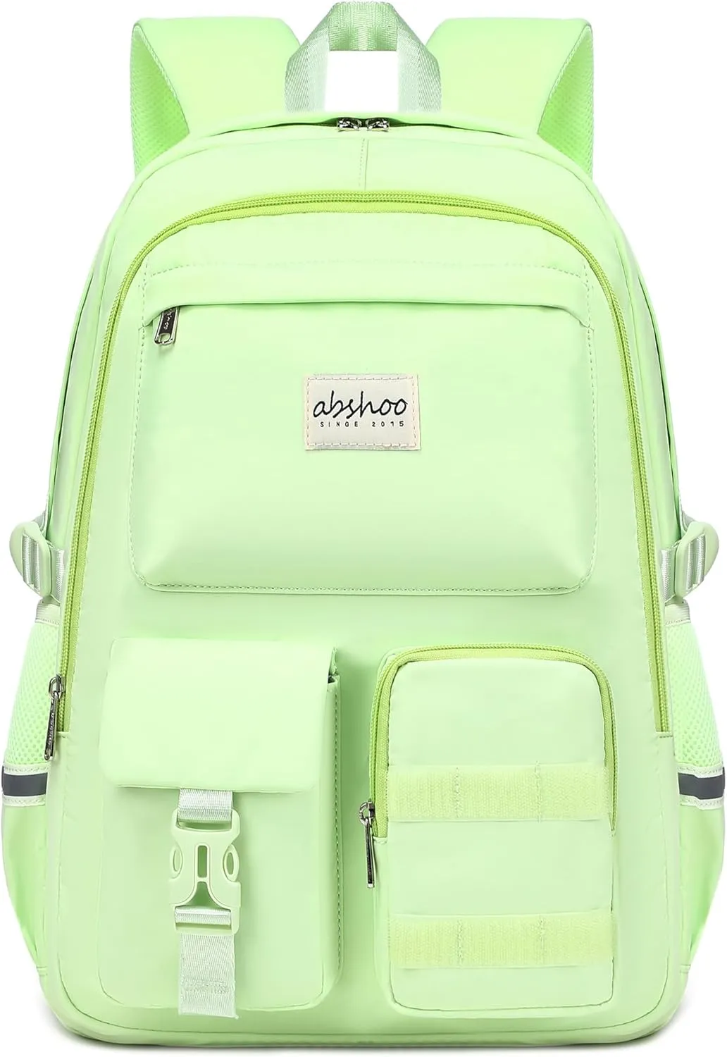 abshoo Big Student Laptop Backpack For College Women Middle High School Teen Girls Bookbag Travel Daypack (Greenyellow)