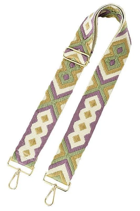 Aztec Tribal Pattern Bag Straps
