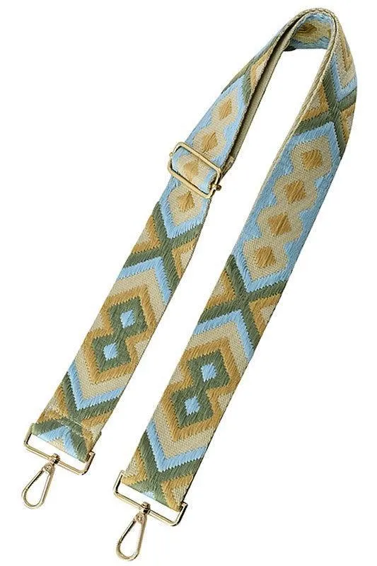 Aztec Tribal Pattern Bag Straps