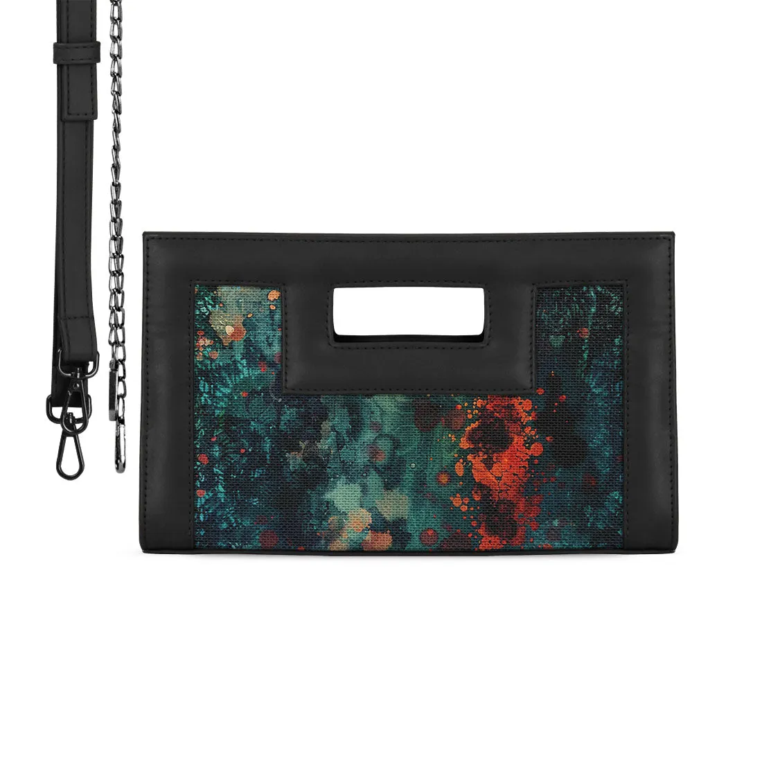 Black City Sleek Clutch ColorFusion