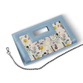 Blue City Sleek Clutch Floary
