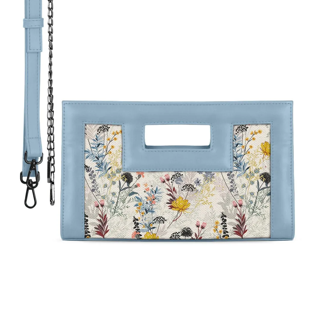 Blue City Sleek Clutch Floary