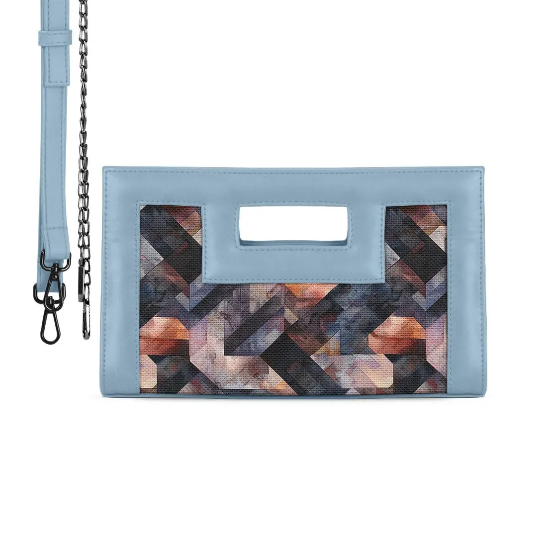 Blue City Sleek Clutch Rectangles