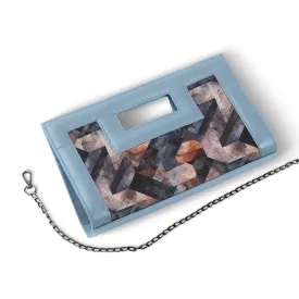 Blue City Sleek Clutch Rectangles