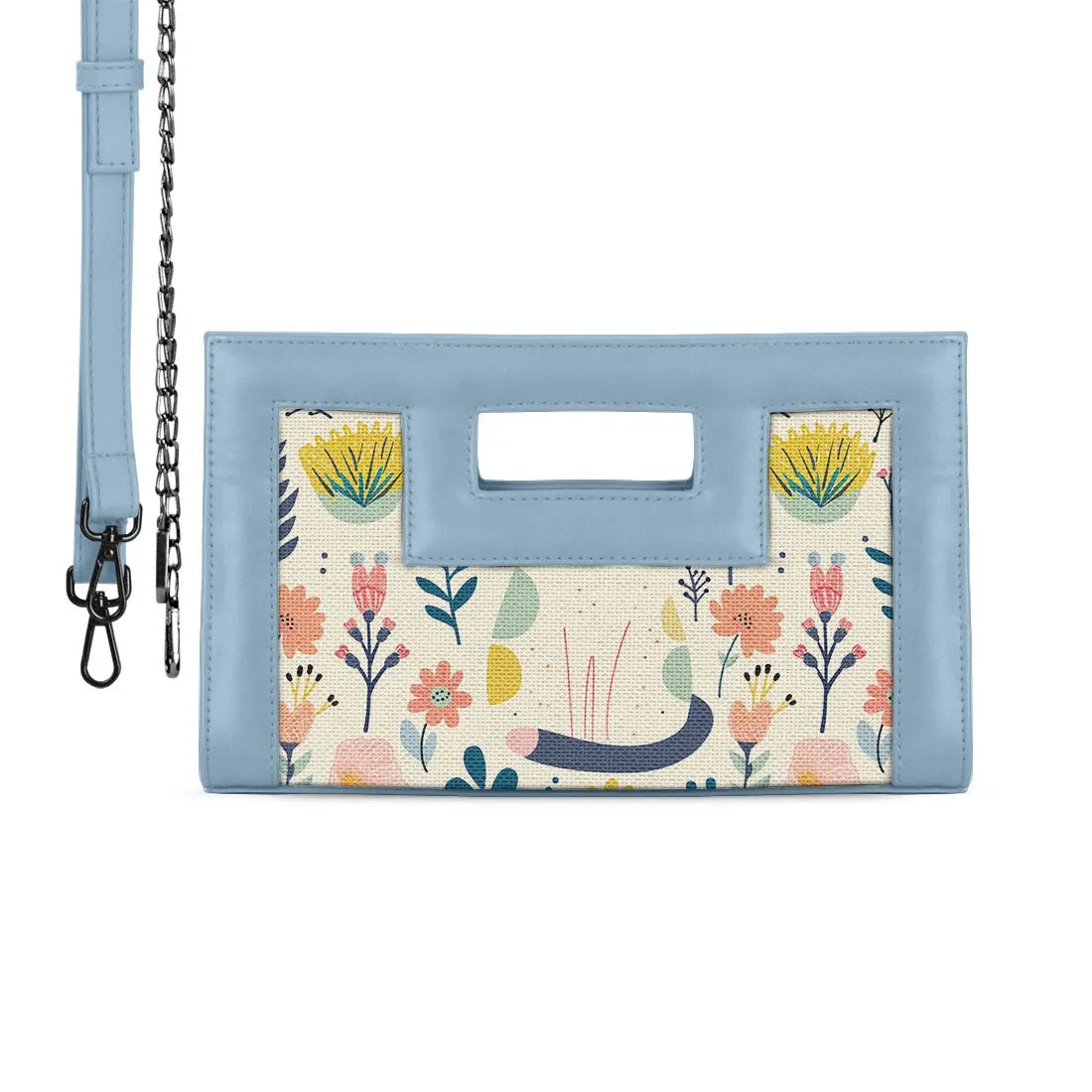 Blue City Sleek Clutch Spring Floral