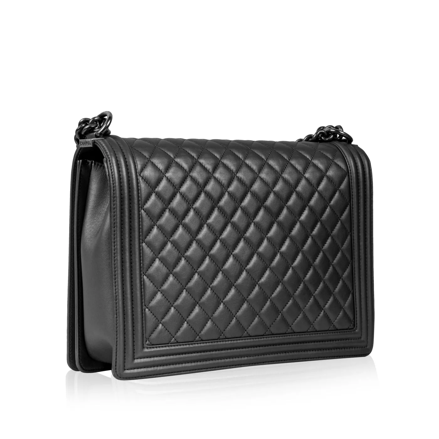Boy Bag - Large Metallic - Grey