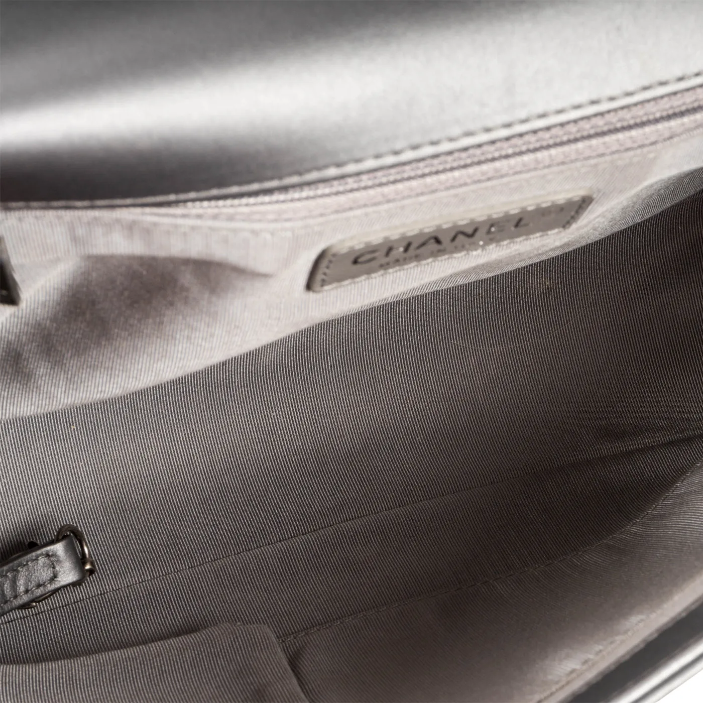 Boy Bag - Large Metallic - Grey