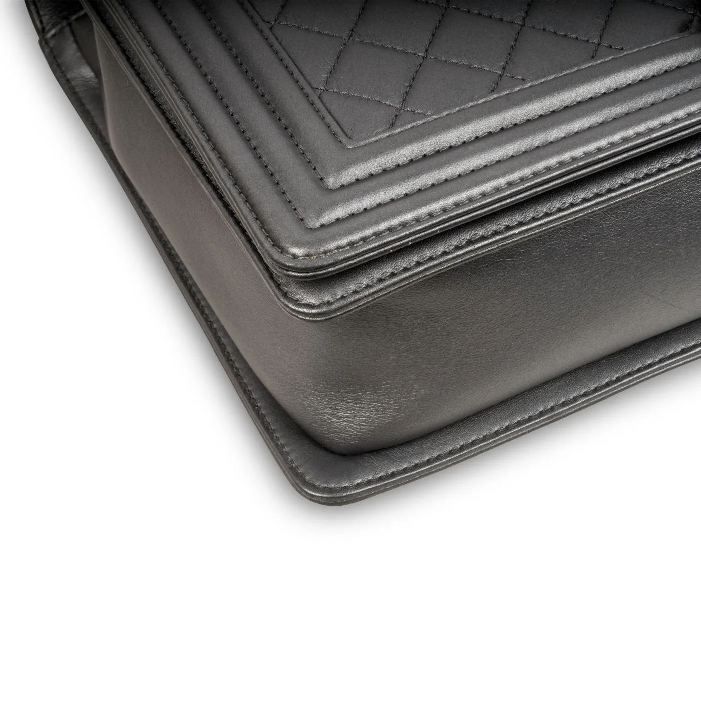 Boy Bag - Large Metallic - Grey