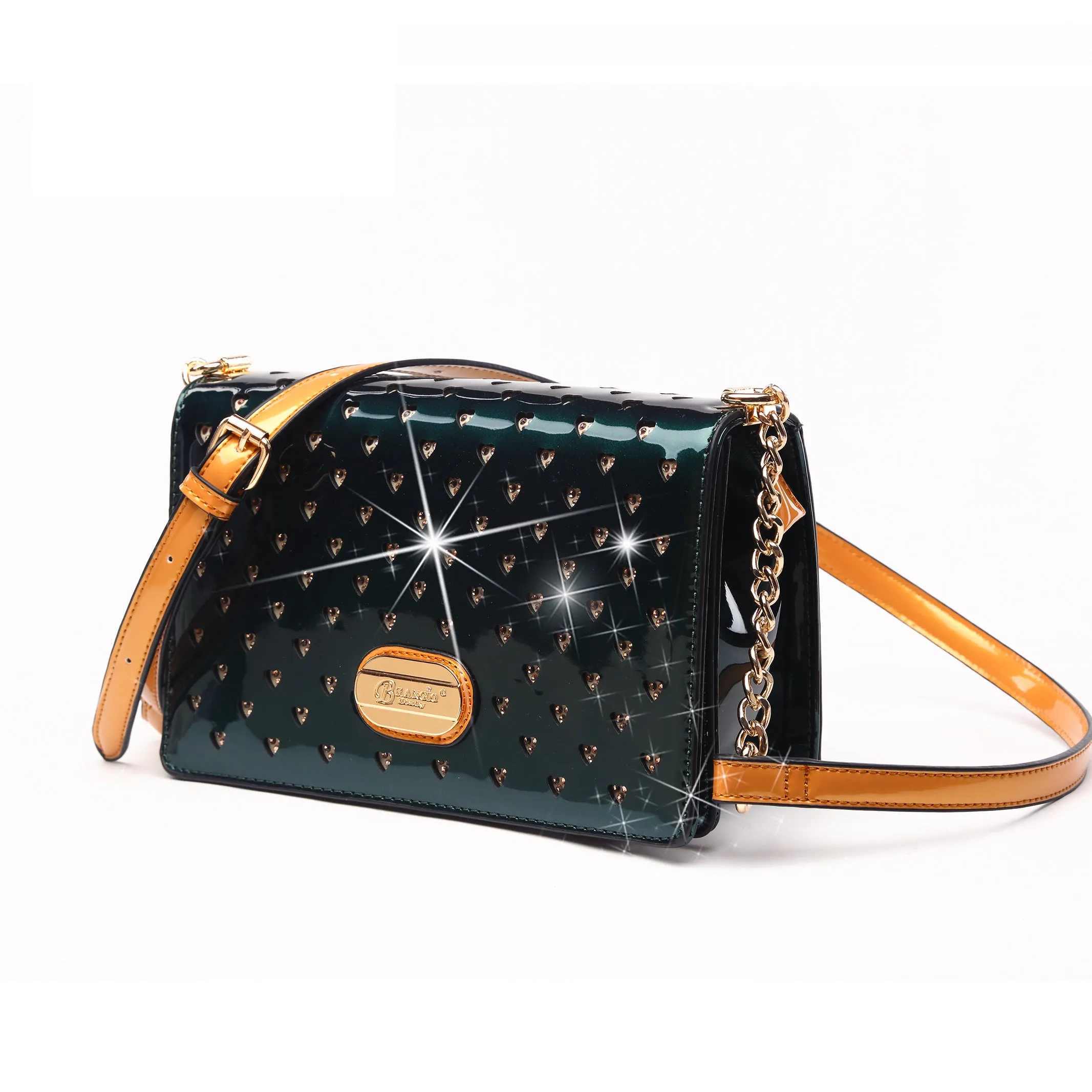 Brangio Glossy Crossbody Bag