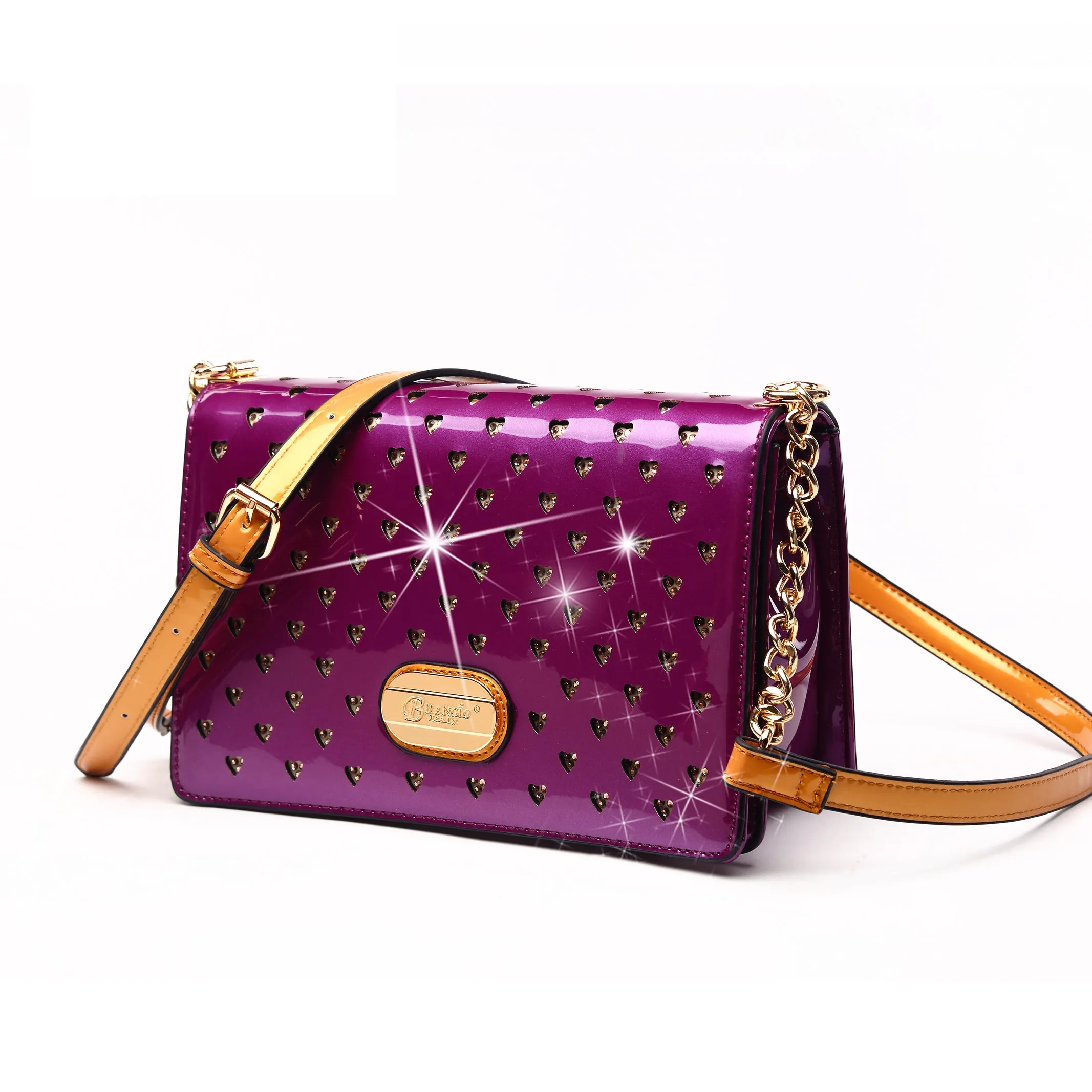 Brangio Glossy Crossbody Bag