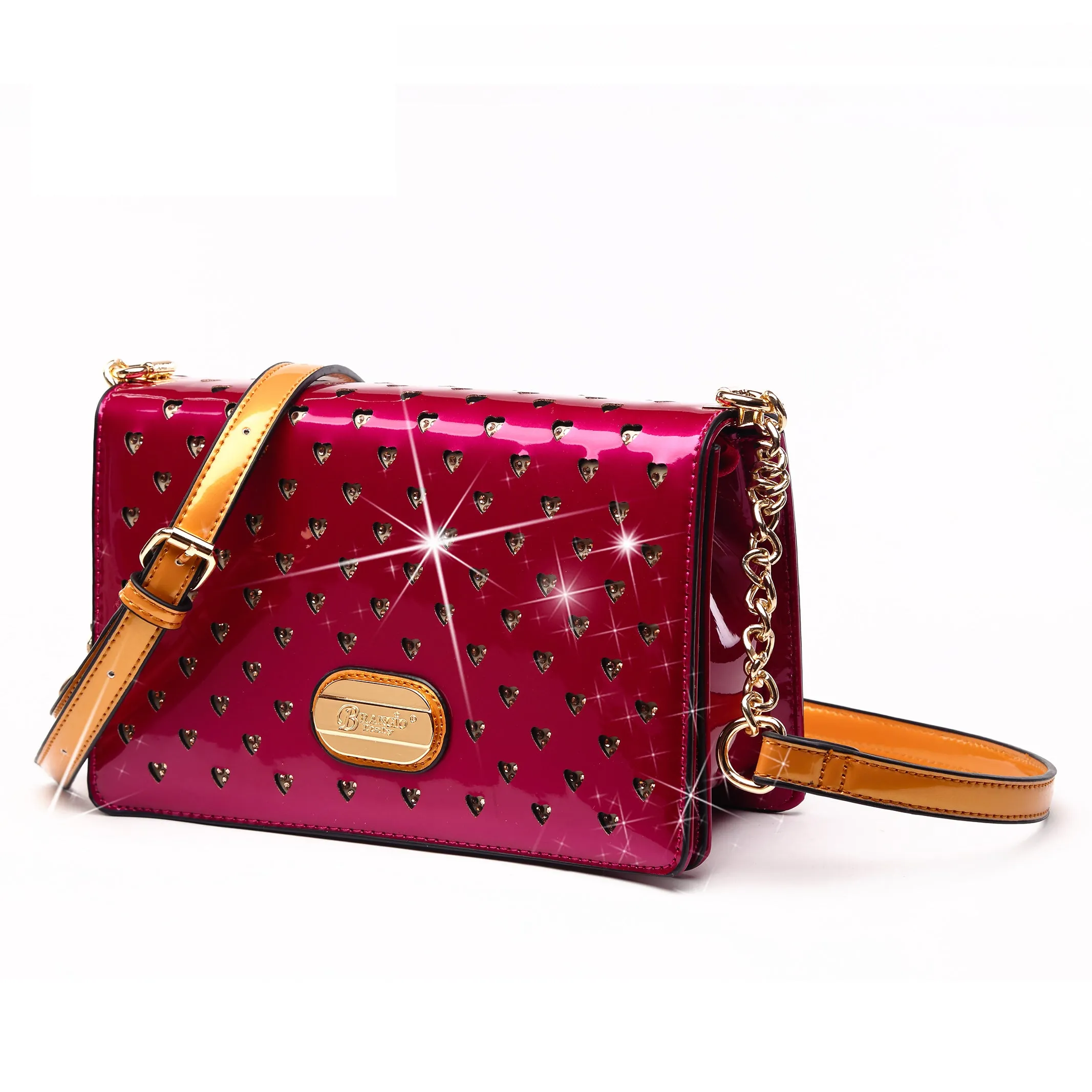 Brangio Glossy Crossbody Bag