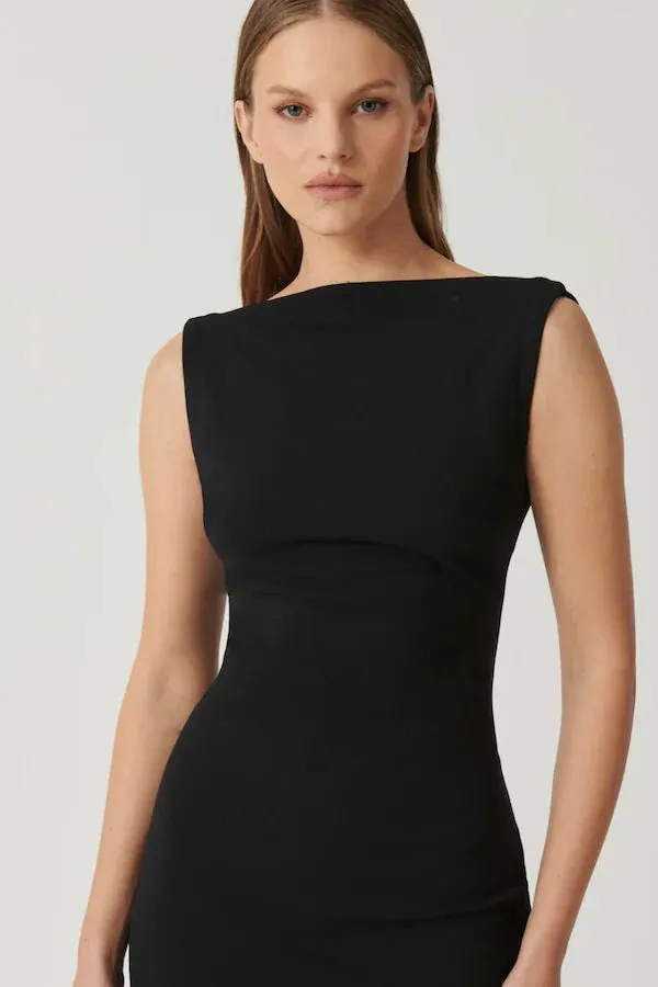 Brit & Boho™️ I Verona Gown - Black Dress