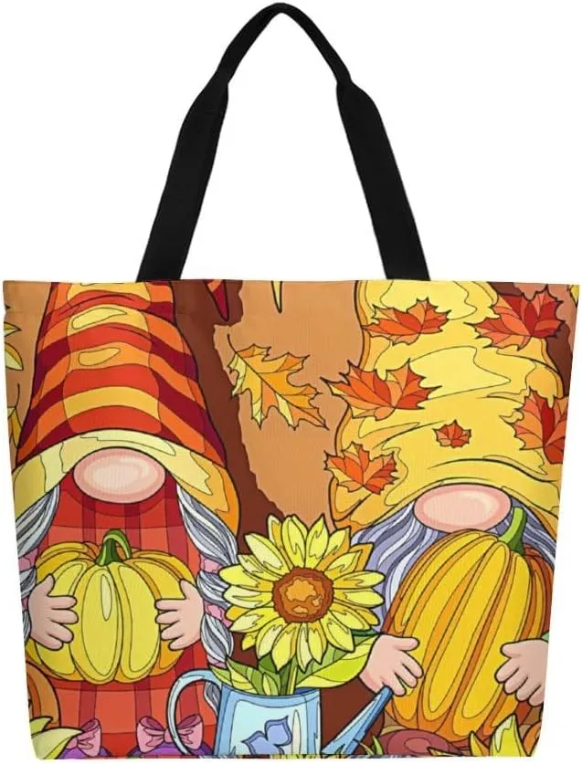Canvas Tote Bag Large Women Casual Shoulder Bag Handbag Reusable Beach Shopping Grocery Bag For Outdoors