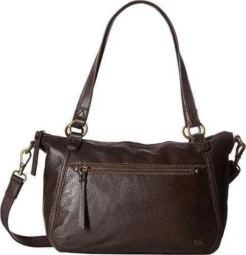 Carson Leather Satchel Cocoa Handbag