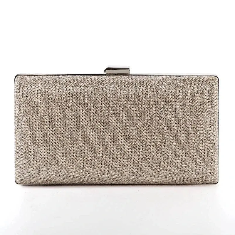 Diamond Sequin Evening Clutch Bag - Elegant Wedding & Party Purse