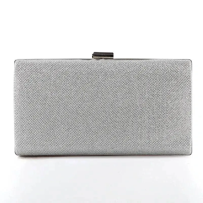 Diamond Sequin Evening Clutch Bag - Elegant Wedding & Party Purse