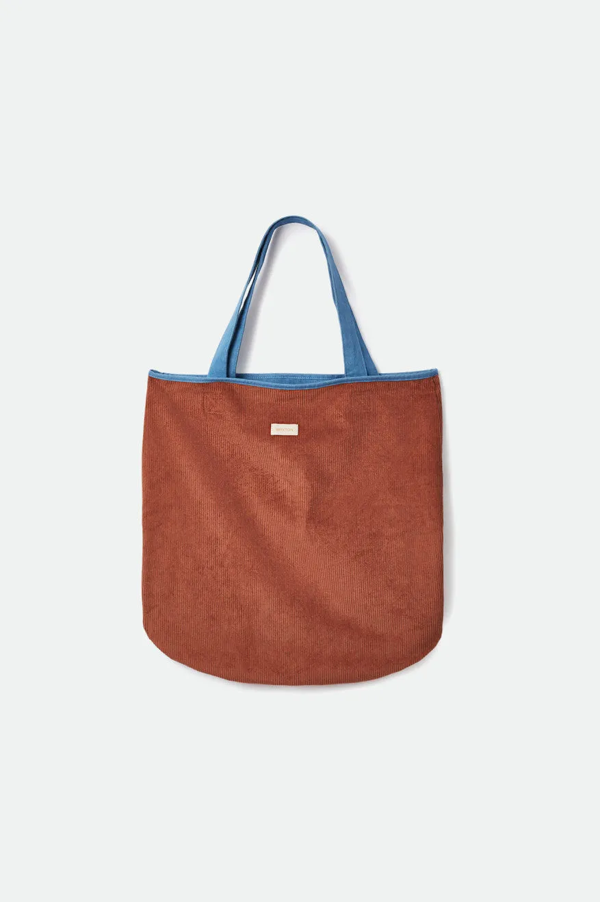 Done Proper Reversible Tote  - 70s Blue