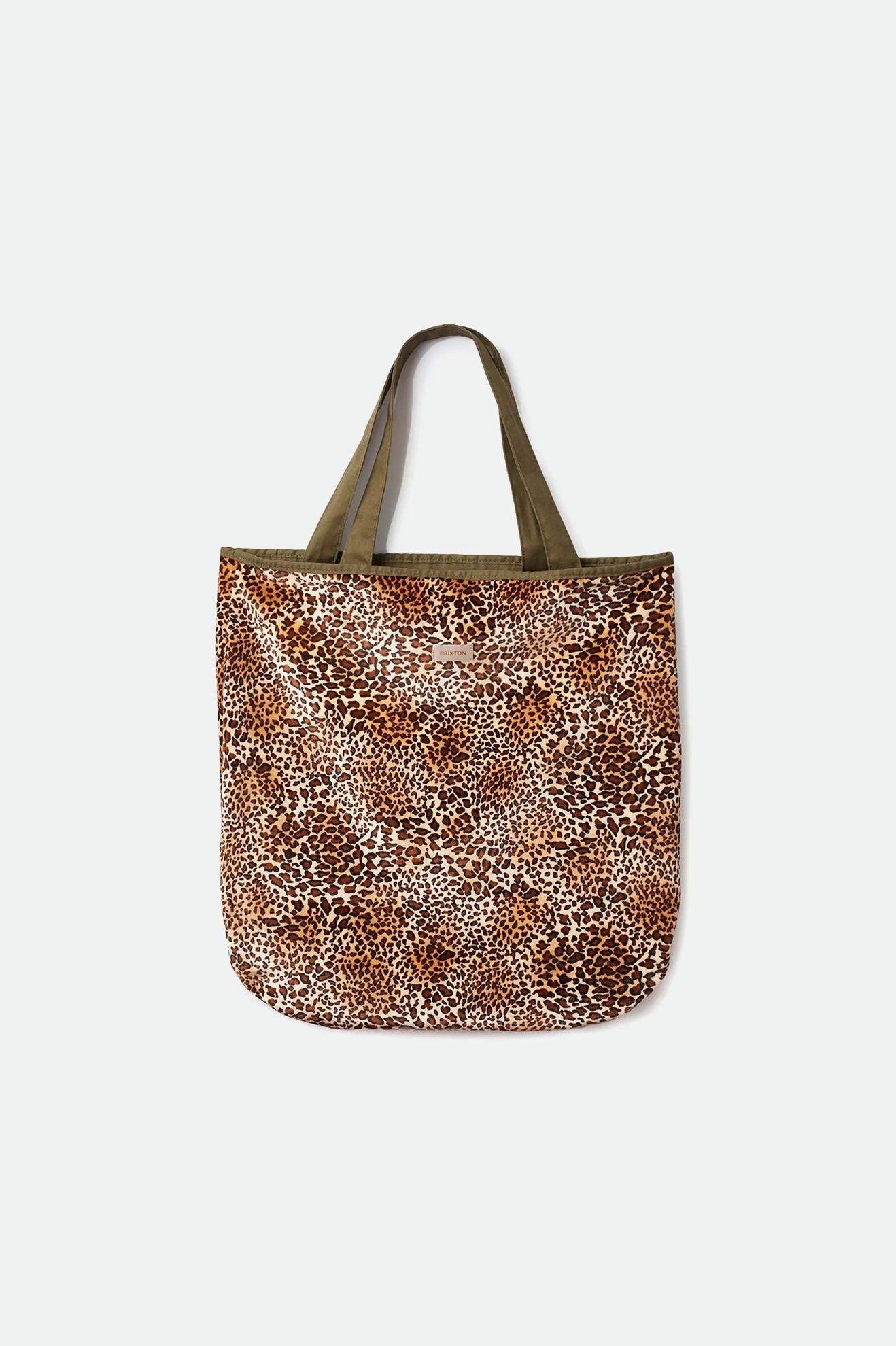 Done Proper Reversible Tote  - Military Olive/Leopard