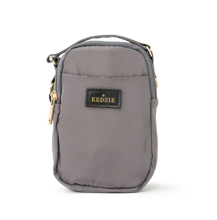 Gray Kedzie Crosstown Crossbody Bag