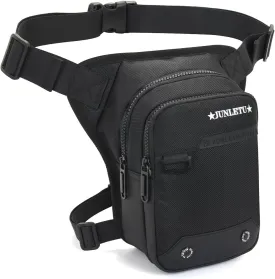 HUANLANG Drop Leg Bag for Men Women Motorcycle Leg Bags Tactical Fanny Pack Outdoor Waterproof Thigh Bag with Leg Strap Removable Leg Harness Bag for Hiking Climbing Cycling Fishing Riding Travel