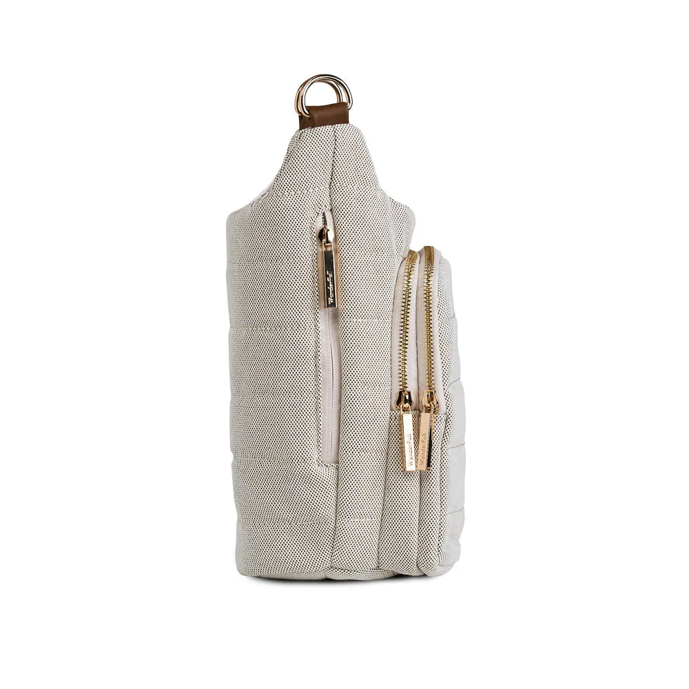 HydroBag® HANDLE® - Dark Oatmeal Canvas with Canvas Vegan Leather Strap