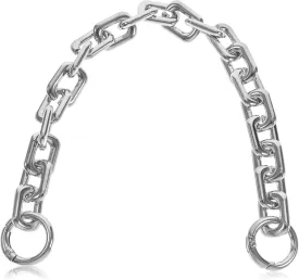 KESYOO Silver Bag Chain Chunky Bag Strap Short Bag Purse Strap Handle with Lobster DIY Handbag Chain Strap