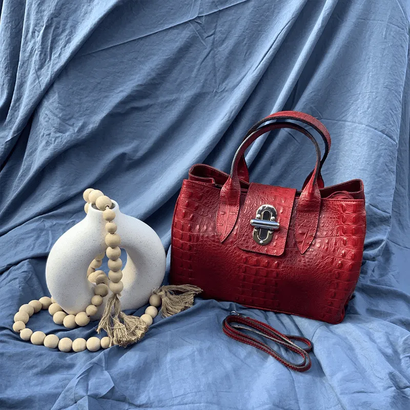 Lara Leather Tote Bag