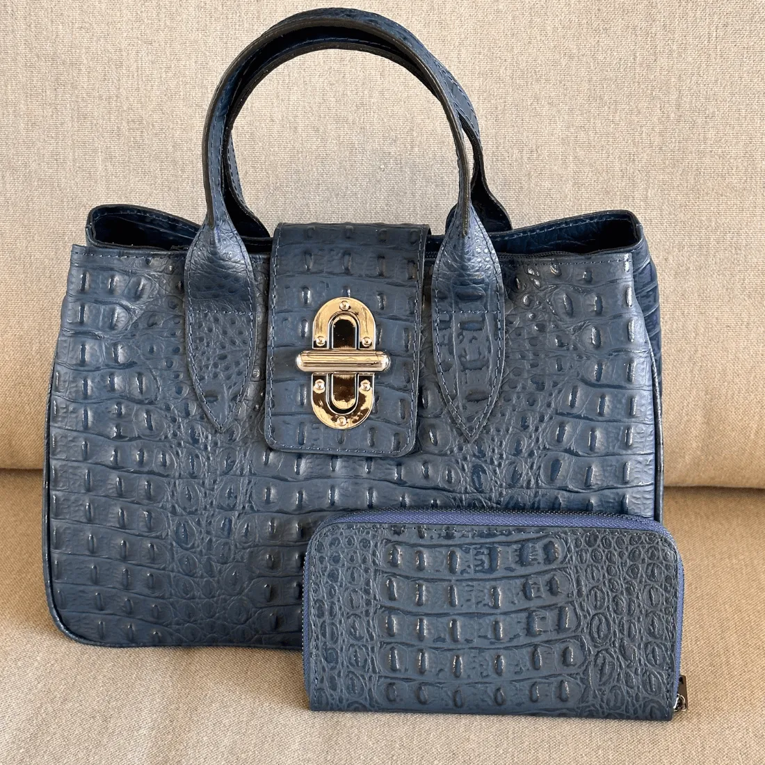 Lara Leather Tote Bag