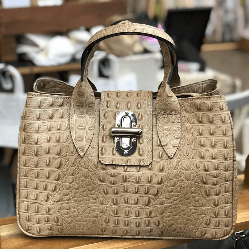 Lara Leather Tote Bag