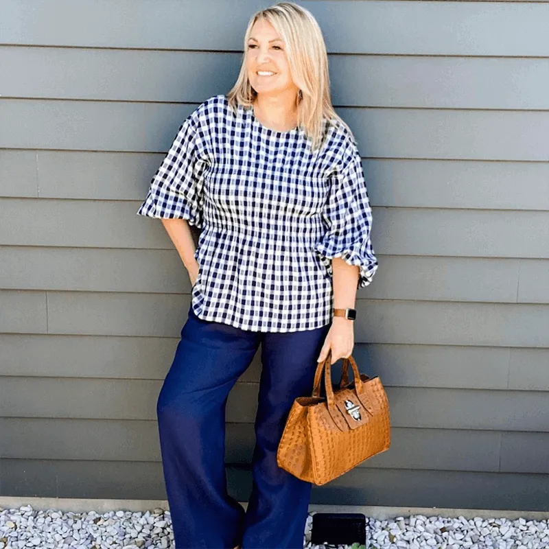 Lara Leather Tote Bag