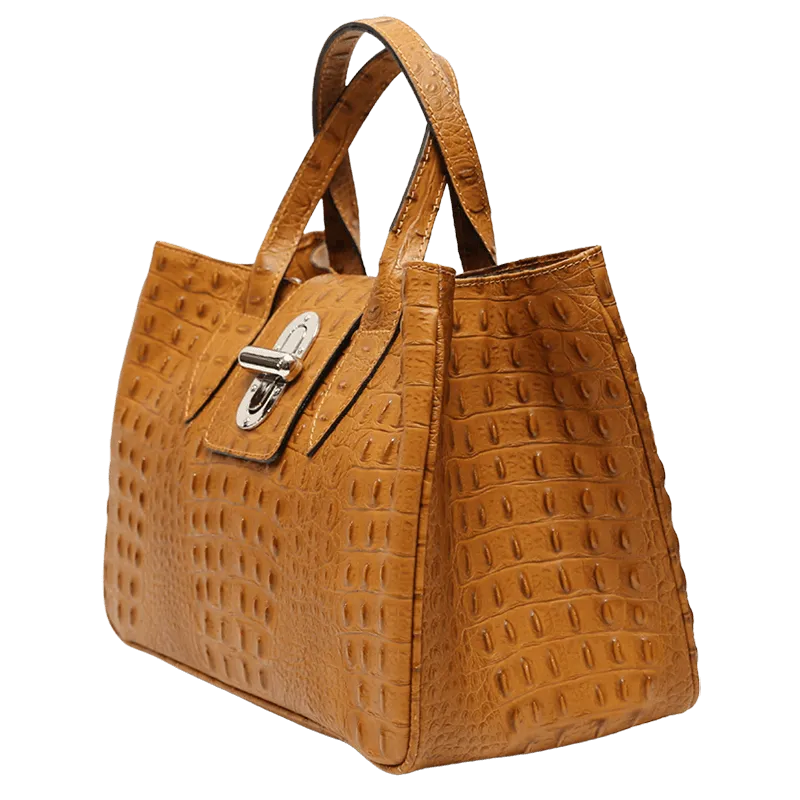 Lara Leather Tote Bag