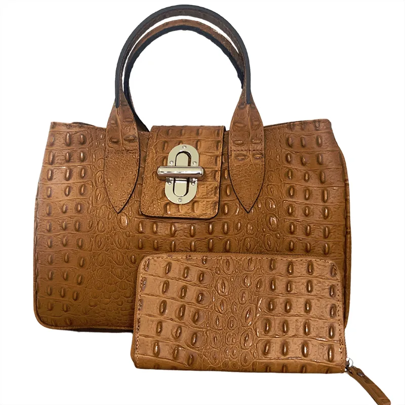 Lara Leather Tote Bag