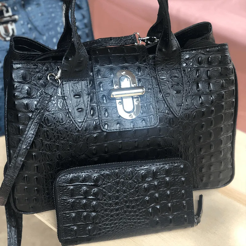Lara Leather Tote Bag