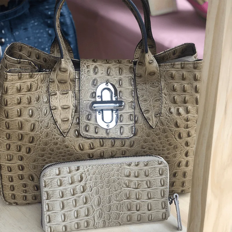 Lara Leather Tote Bag
