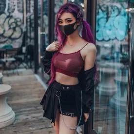 Mochi Button Strap Skort