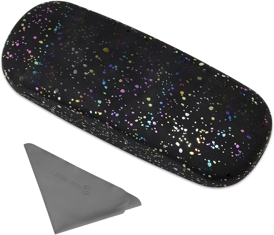 PERFECTSIGHT Hard Shell Eyeglasses Case, Kawaii Protective Glasses Case for Kids, Cute Eyeglass Case for Women Men Girls