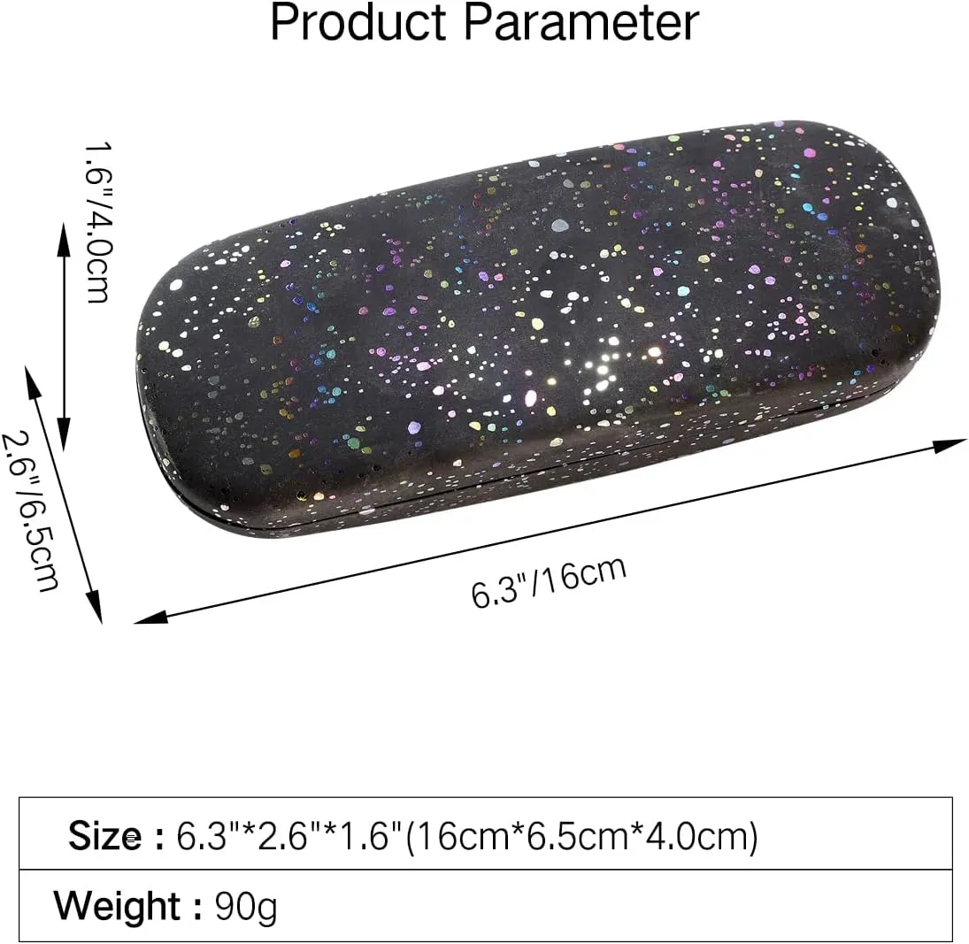 PERFECTSIGHT Hard Shell Eyeglasses Case, Kawaii Protective Glasses Case for Kids, Cute Eyeglass Case for Women Men Girls