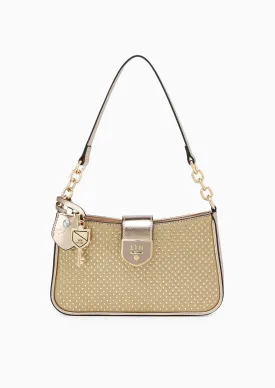 Ray Sparkle Shoulder Bag Gold