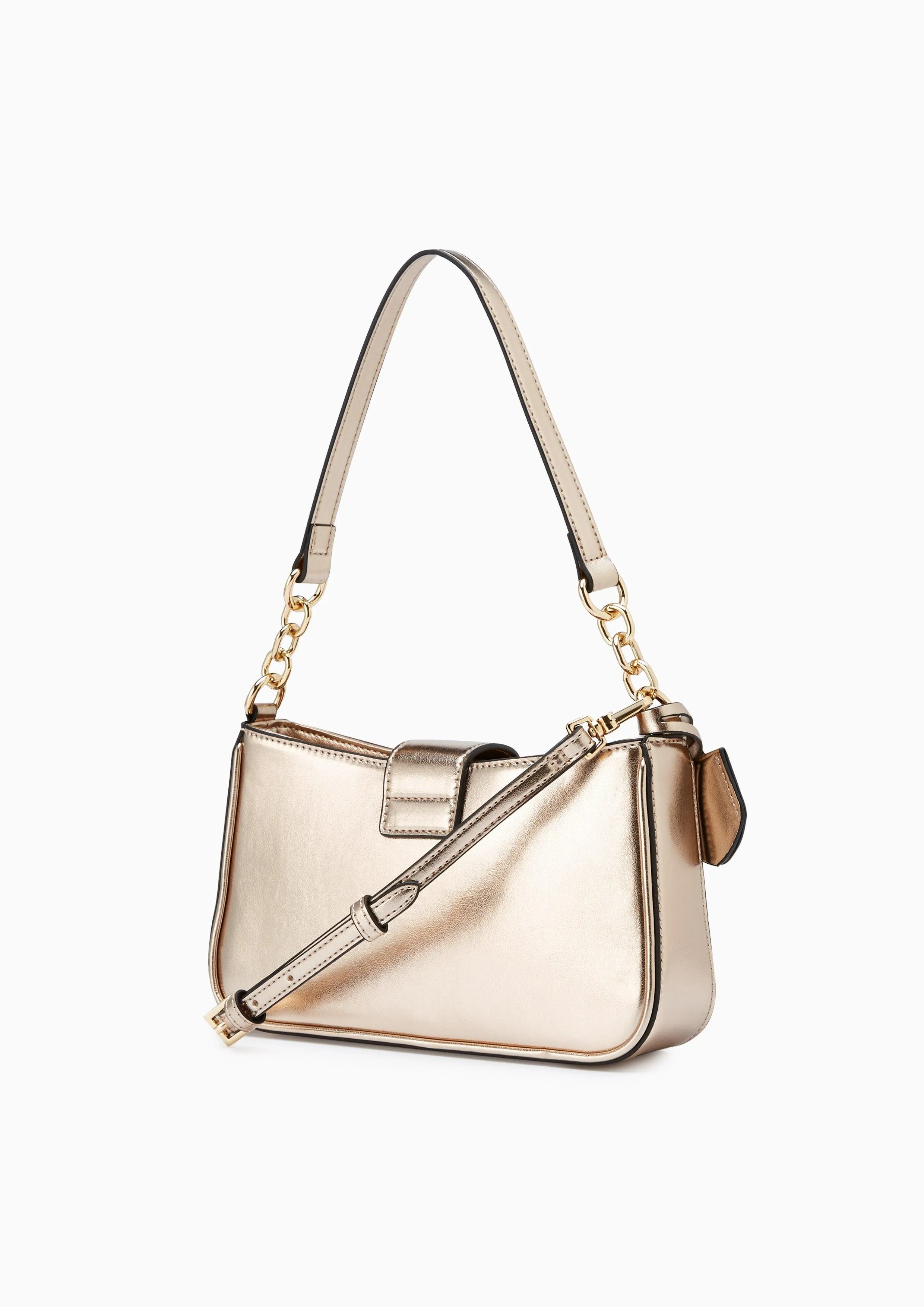 Ray Sparkle Shoulder Bag Gold