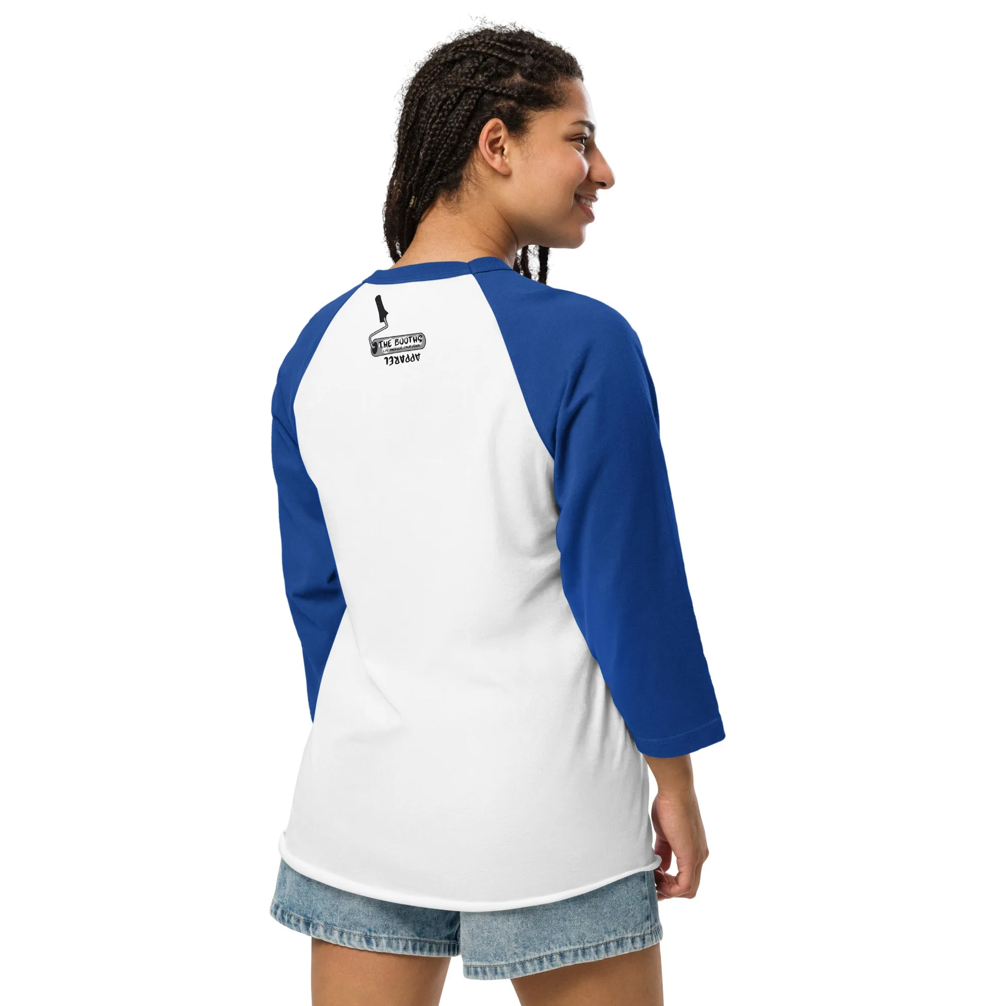 Think before you speak Think before you act. 3/4 sleeve raglan shirt