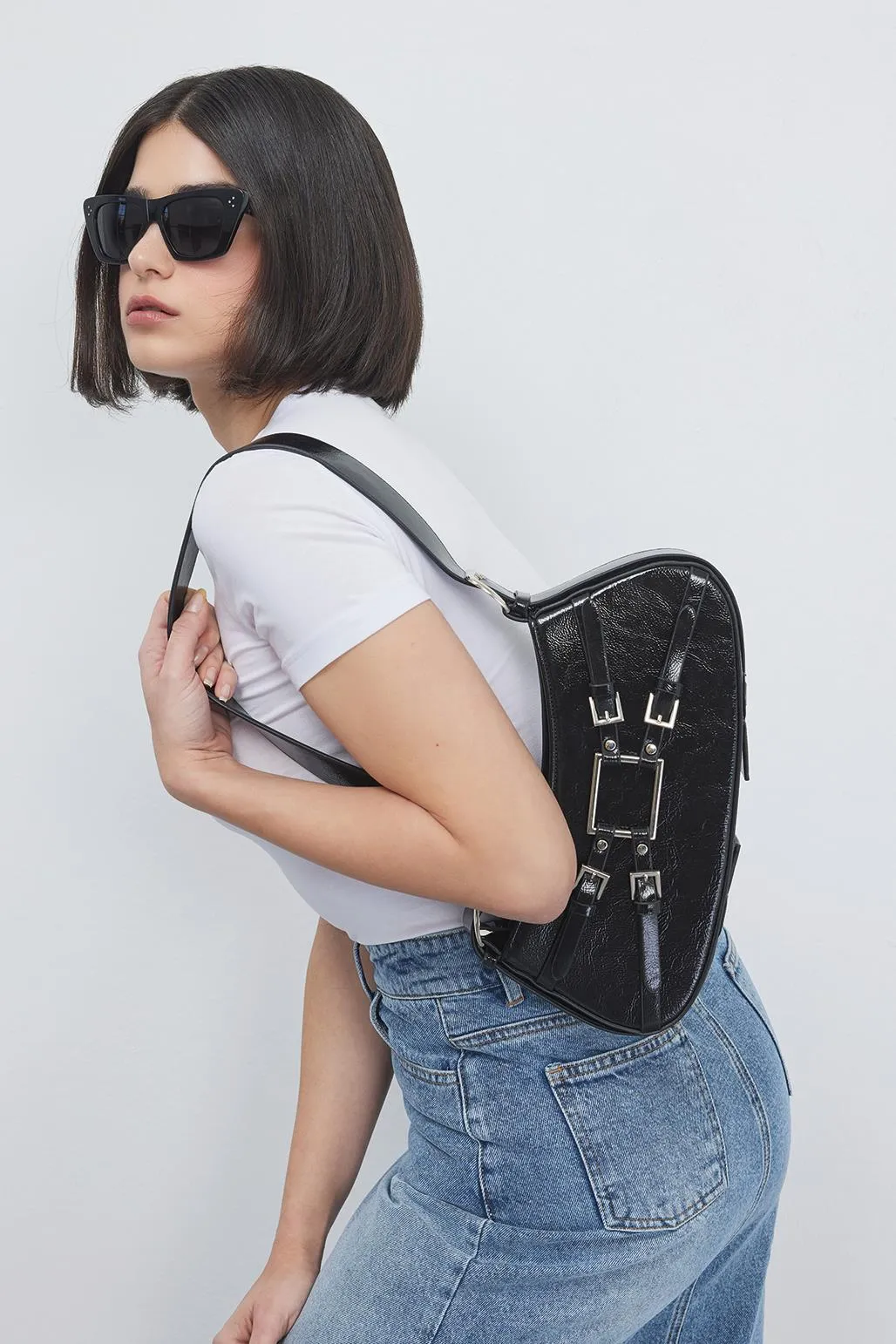 Tina Baugette Bag Black