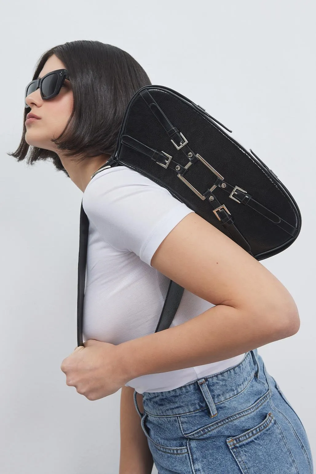 Tina Baugette Bag Black