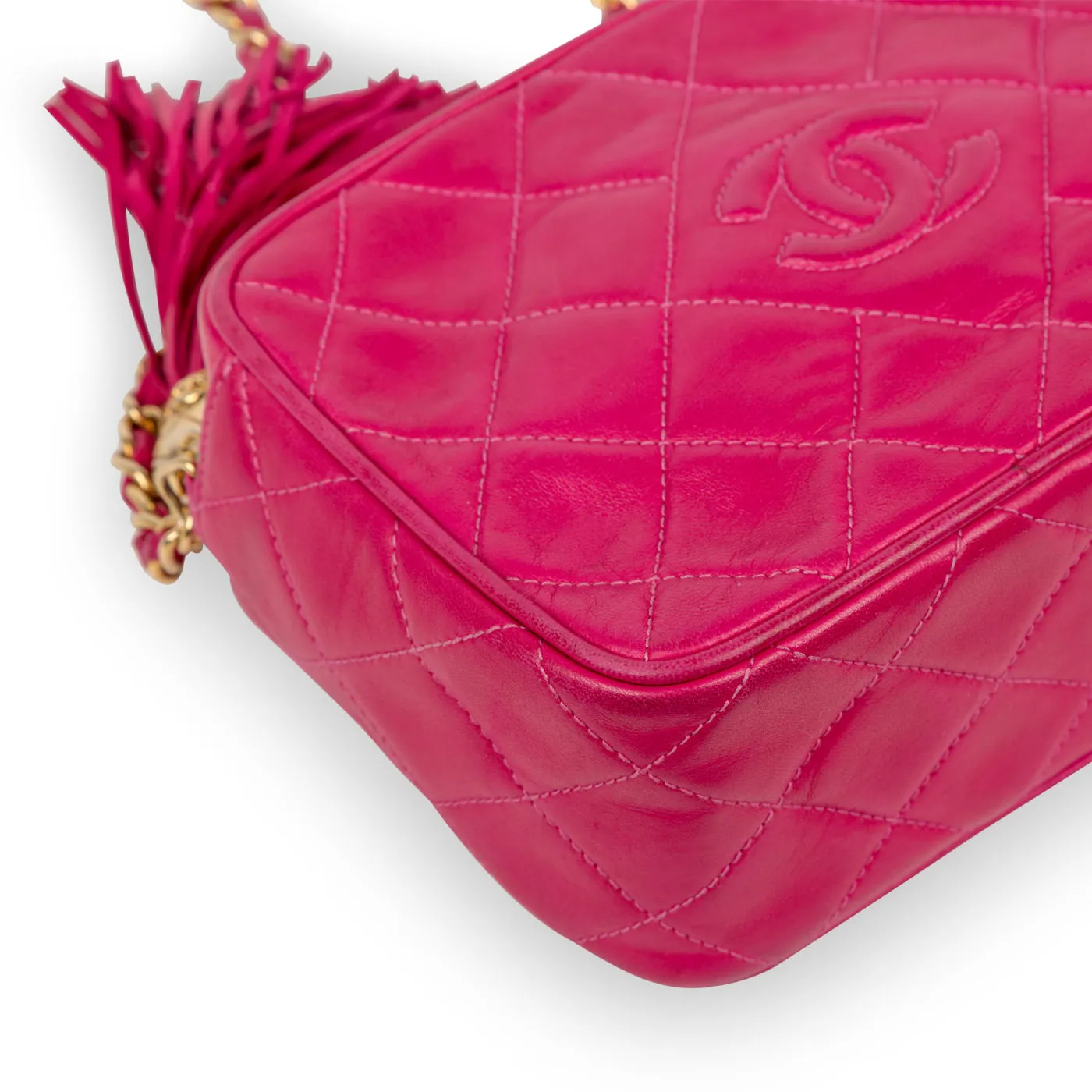 Vintage Lambskin Tassel Bag