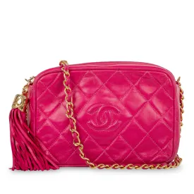 Vintage Lambskin Tassel Bag