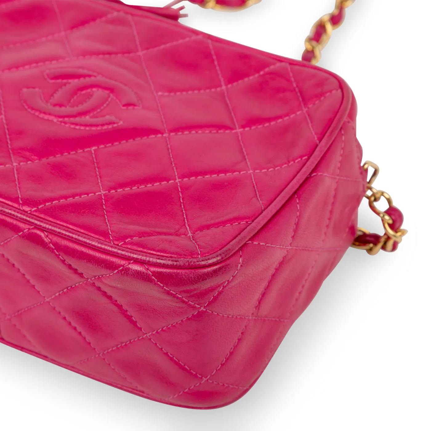 Vintage Lambskin Tassel Bag