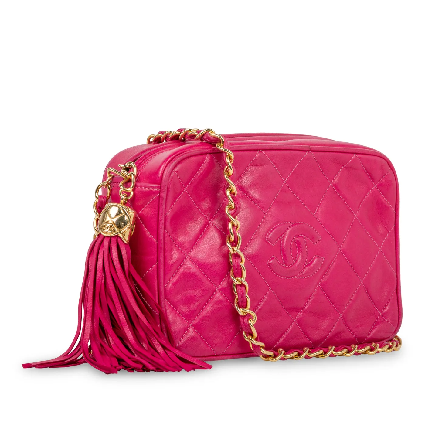 Vintage Lambskin Tassel Bag