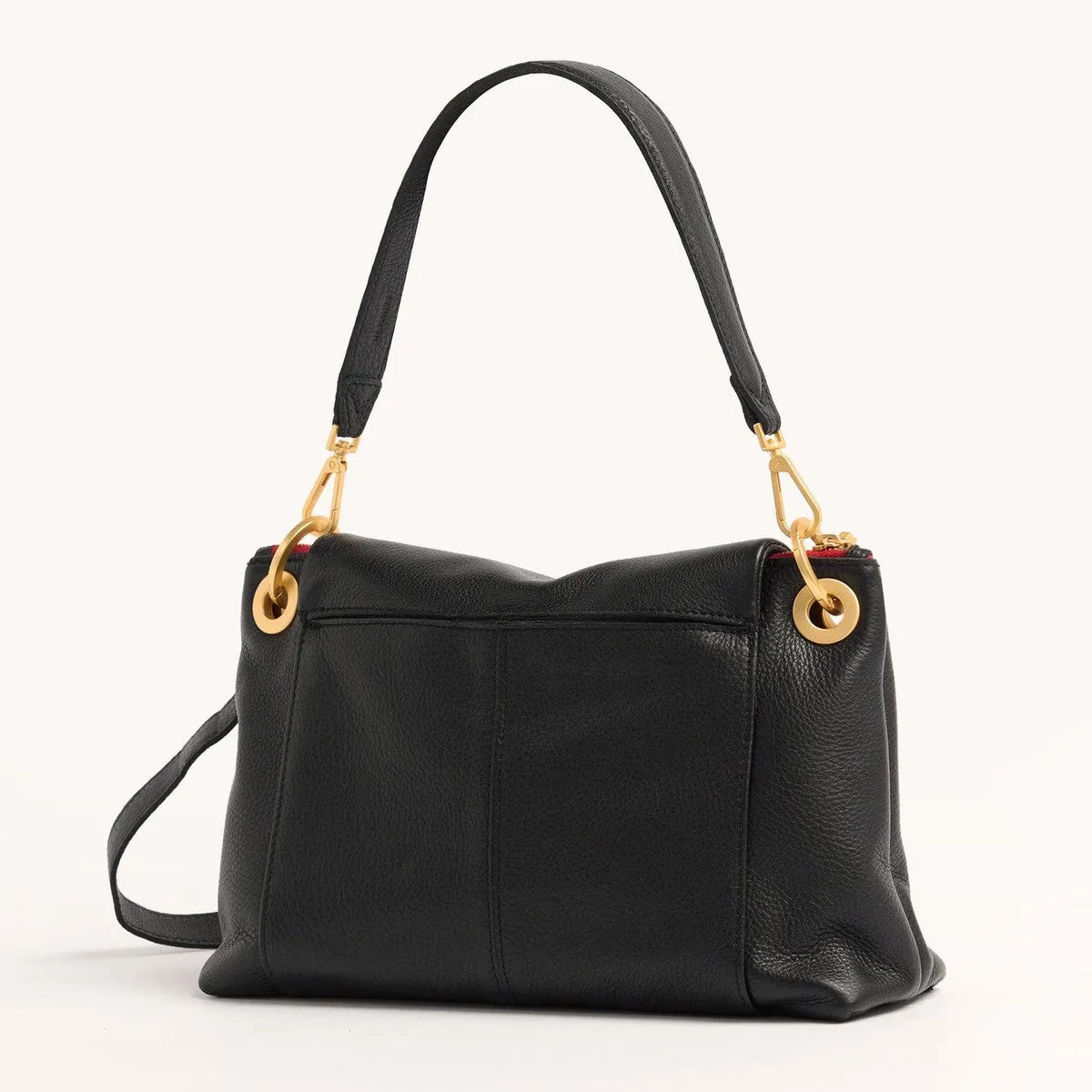 VIP GRAND - Black/Brushed Gold Red Zip
