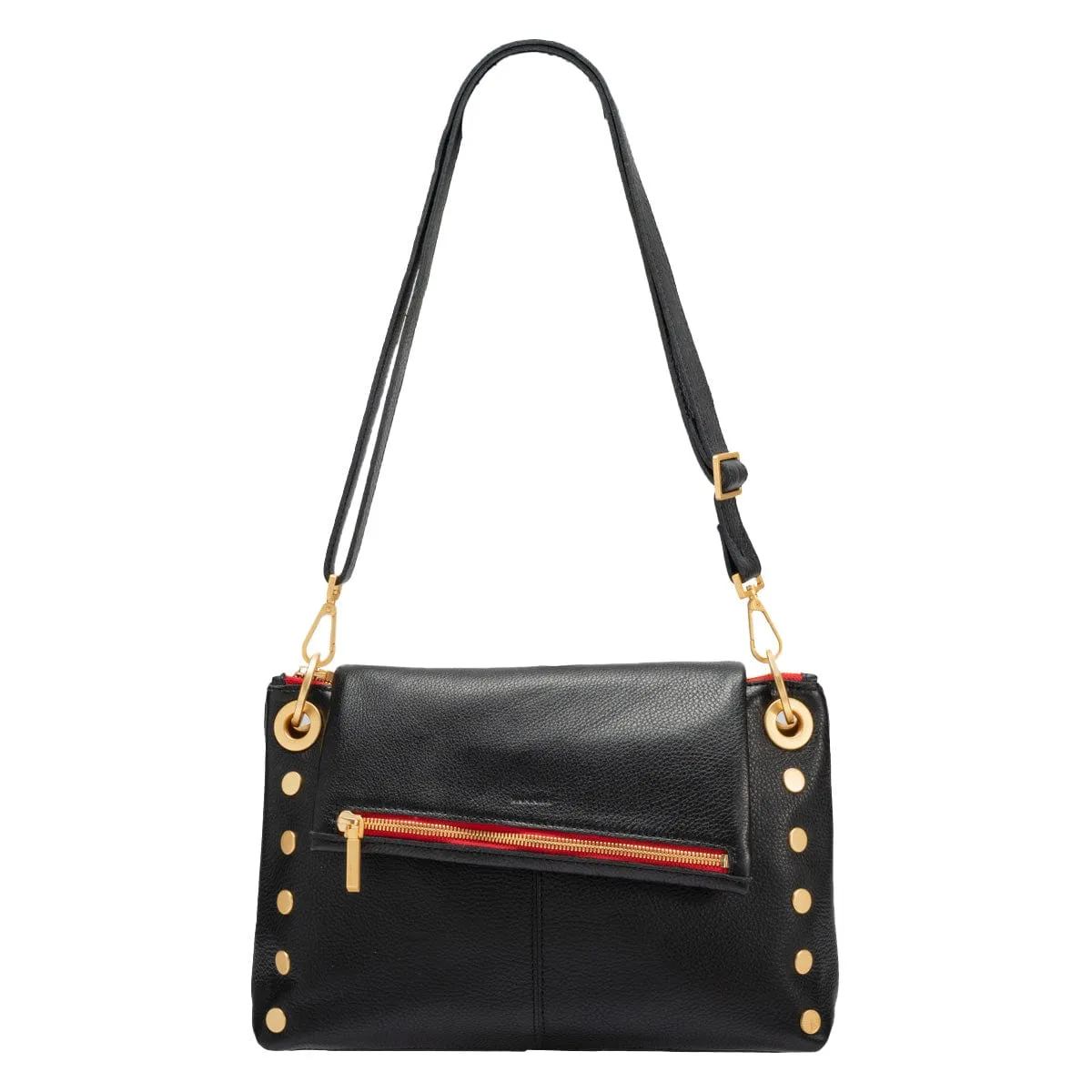 VIP GRAND - Black/Brushed Gold Red Zip