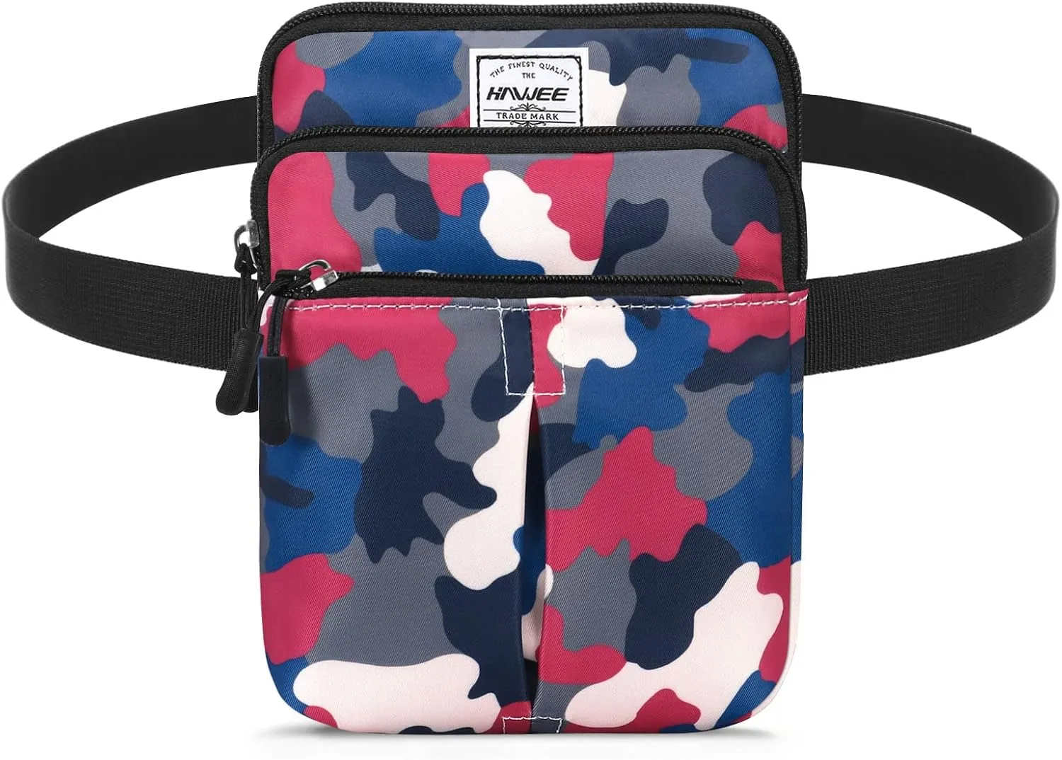 Waist Belt Bag for Women and Men Cross Body Cell Phone Purse Adjustable Shoulder Strap Travel Hip Pouch Multifunctional Fashion Fanny Packs Water Repellent, Camouflage