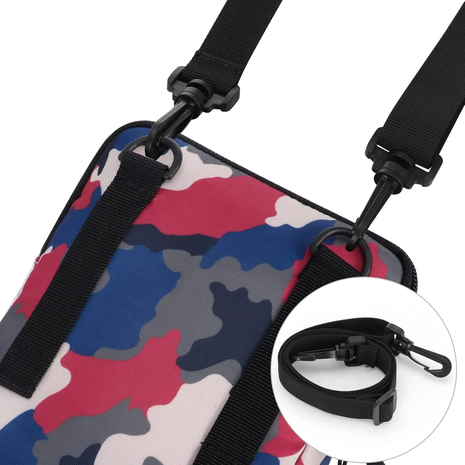Waist Belt Bag for Women and Men Cross Body Cell Phone Purse Adjustable Shoulder Strap Travel Hip Pouch Multifunctional Fashion Fanny Packs Water Repellent, Camouflage